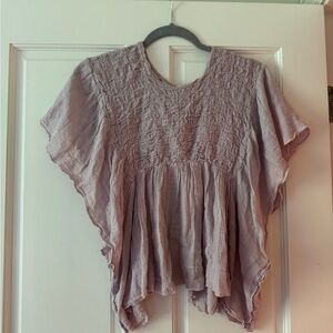 Free People Women's Mauve Top